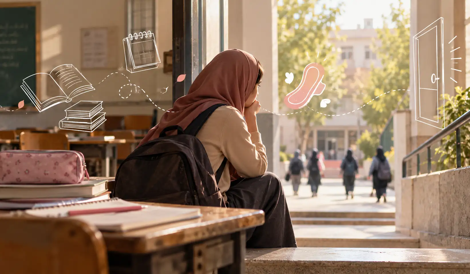 فقر قاعدگی چیست و چه ارتباطی با تحصیل دختران | پنبه ریز